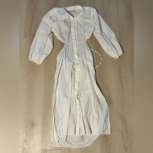 Topshop White Long Sleeve Dress 6